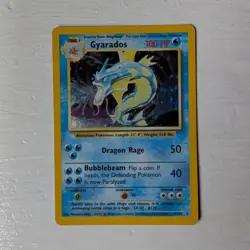 Gyarados Pokemon TCG Base Set 6/102 Holo English 100 HP WOTC 1999 - Image 1