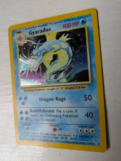 Gyarados Pokemon TCG Base Set 6/102 Holo English 100 HP WOTC 1999 - Image 2