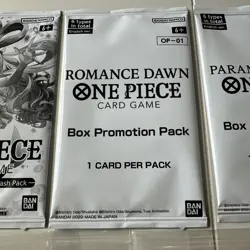 One Piece TCG Promo Pack Lot Of 7 Sealed Cards w/ OP-01 Romance Dawn Look! 🔥 - Image 2