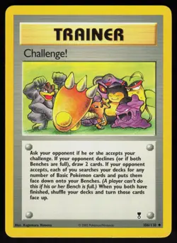Pokemon Challenge! 106/110 Legendary Collection Uncommon Near Mint - Image 1