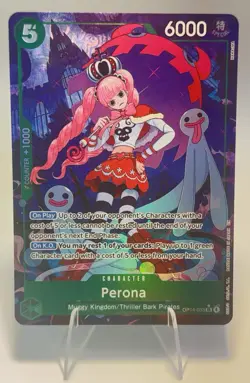 One Piece Card Game Bandai Perona OP14-033 Alt Art - Image 1
