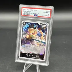 2023 One Piece Japanese Cavendish, OP04-081, Rare, Kingdoms of Intrigue PSA 10 - Image 1