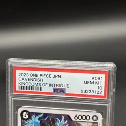 2023 One Piece Japanese Cavendish, OP04-081, Rare, Kingdoms of Intrigue PSA 10 - Image 2