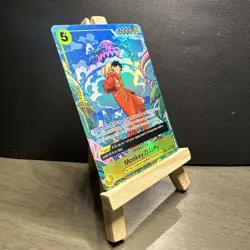 Monkey D. Luffy Treasure Rare Two Legends OP07-109 One Piece TCG Foil Minty - Image 2