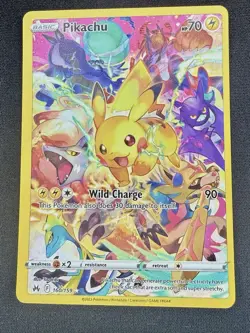 Pokemon TCG Crown Zenith Pikachu Holo Card 160/159 NM Secret Rare - Image 1