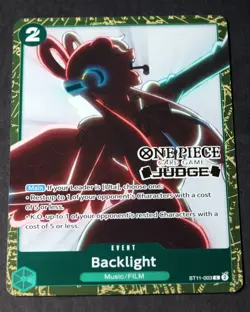 BACKLIGHT Judge Foil Stamped Promo Pack Vol. 5 One Piece ST11-003 UTA - Image 1