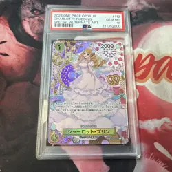 [PSA 10] Charlotte Pudding SP OP03-112 OP08 Two Legends Japanese One Piece 2024 - Image 1