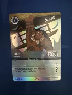 Disney Lorcana Maui - Demigod (Alternate Art) - Disney100 Promos (D100) 23/P1 - Image 1