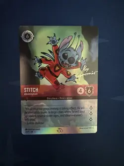 Disney Lorcana Stitch - Abomination (Alternate Art) - Disney100 Promos 21/P1 - Image 1