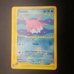 CORSOLA - 102/165 - Expedition Base Set - Common - Pokemon Card - LP/P - Image 1