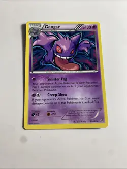 Pokemon Gengar NOT Holo Rare Card 60/162 XY Breakthrough 2015 - Image 1