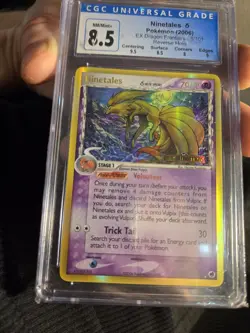 Ninetales 8/101 EX Dragon Frontiers Reverse Holo Rare Stamped Logo Pokemon Card - Image 1