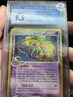 Ninetales 8/101 EX Dragon Frontiers Reverse Holo Rare Stamped Logo Pokemon Card - Image 4