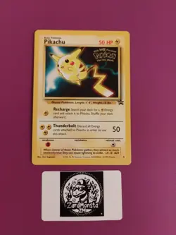 Pokemon Pikachu Promo WB stamped 1999 first movie card - Image 1