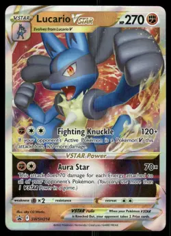 Pokemon Tcg Lucario VSTAR SWSH214 SWSH: Sword & Shield Promo Cards Holo NM - Image 1