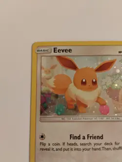 Eevee Pokemon Card Sun & Moon Black Star Promo #SM184 TCG Holo - Image 4