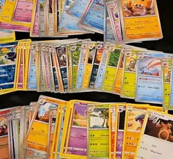 Pokemon Cards Gift Tin Bundle - Sleeves & 33x Card Bulk Booster Joblot V/EX/VMAX - Image 5