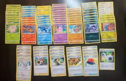 Pokemon Card Game Brilliant Stars Common + Uncommon Complete Bulk Set of 88 NM - Image 1