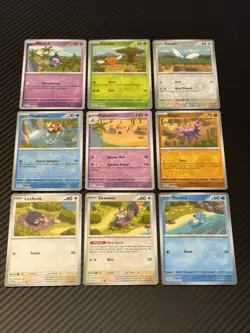 Reverse Holo Pokemon TCG (9) Hyogonosuke Connecting Art Cards Foil M/Nm - Image 3