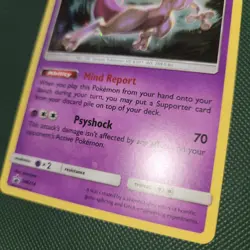 WHOLE SWIRL 🌀💫 BLEED Mewtwo SM214 Cosmos Holo Promo 2019 Nintendo Pokemon Card - Image 5
