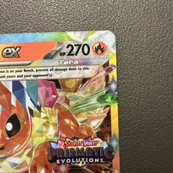 Flareon EX 14/131 Prismatic Evolutions Stamped Promo Pokemon Card - Image 3