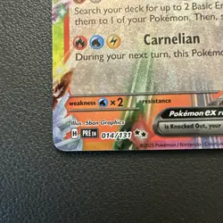 Flareon EX 14/131 Prismatic Evolutions Stamped Promo Pokemon Card - Image 5