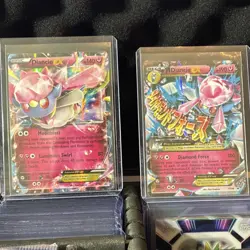 Pokemon Diancie EX & Mega Diancie EX Holo Card Lot XY43 XY44 Basic Mega EX - Image 1