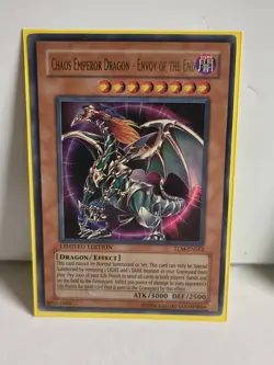 Yu-Gi-Oh Card - TLM-ENSE2 - CHAOS EMPEROR DRAGON - ENVOY OF THE END *NM - Image 1