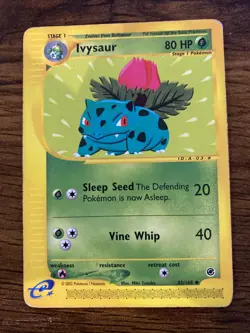 Ivysaur 82/165 Non Holo Expedition Pokemon Card - Image 1