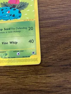 Ivysaur 82/165 Non Holo Expedition Pokemon Card - Image 2