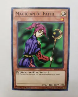 Magician Of Faith Spellcaster Monster Yugioh Card The Great Best Online Deal - Image 1