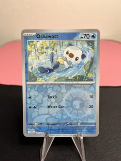 Oshawott 021/086 Pokemon Sv: White Flare Reverse Holo Trading Card - Image 1