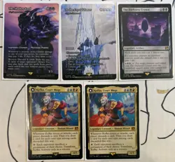 Lot of 47 Final Fantasy MTG Cards RARE / MYTHIC RARE - FF FIN w/ Sleeves - Image 1