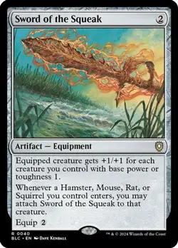 Sword of the Squeak Bloomburrow NM Rare #40 MTG Magic - Image 3