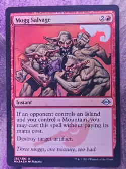 Mogg Salvage 282 Uncommon Modern Horizons 2 Magic: The Gathering Foil Near Mint - Image 1