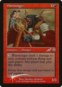 Warmonger 225 Promo Media Promos Near Mint - Image 1