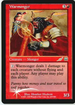Warmonger 225 Promo Media Promos Near Mint - Image 2