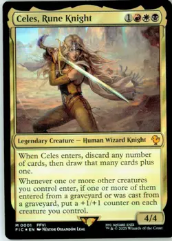Celes, Rune Knight 1 Mythic Commander: FINAL FANTASY Near Mint - Image 2
