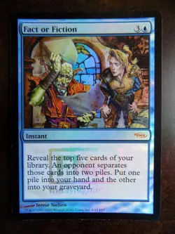 MTG DCI Promo Foil - 1 x Fact or Fiction (NM) - Image 1