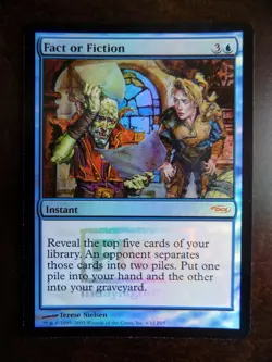 MTG DCI Promo Foil - 1 x Fact or Fiction (NM) - Image 2