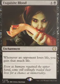 1x Exquisite Blood Commander: The Lost Caverns of Ixalan 195 NM Near Mint Mtg - Image 2