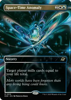 Space-Time Anomaly (Borderless) - Edge of Eternities - 315 - NM - MTG - Image 1