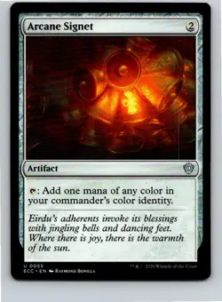 Magic the Gathering Arcane Signet Lorwyn Eclipsed Commander MTG Free Shipping - Image 1