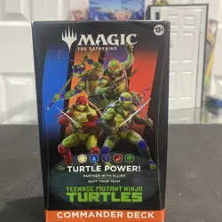 NEW! Deck "Turtle Power" Teenage Mutant Ninja Turtles TMT MTG SEALED! - Image 1