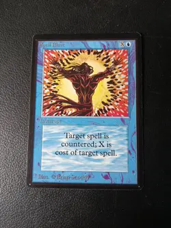 MtG Beta Spell Blast NM - Image 1