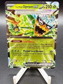 Teal Mask Ogerpon ex - 012/131 012/131 Holo Prismatic Evolutions Pokemon NM - Image 1