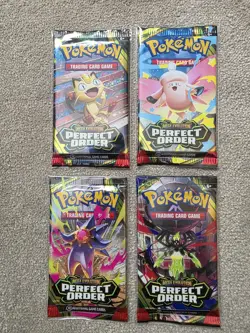 Pokemon Perfect Order Booster Packs (X4) - All Artwork - New & Sealed - Image 1