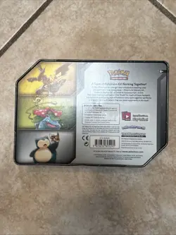 Pokemon EMPTY Pikachu & Zekrom Tag Team Tin - Image 5