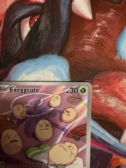 Pokemon TCG Illustration Rare Exeggcute 192/191 Sv08: Surging Sparks Holo NM - Image 3