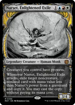 Narset, Enlightened Exile Showcase Foil NM/PACK-FRESH *Slye's Magic Shoppe* - Image 1